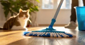Nước lau sàn Natulux an toàn cho vật nuôi